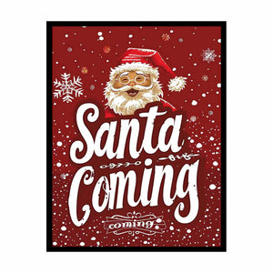 Santa Coming Painting