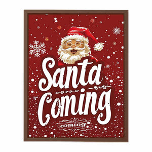Santa Coming Poster