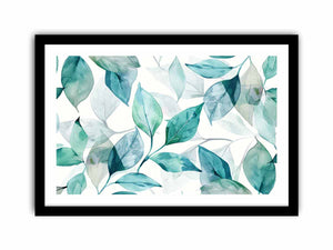 Leaves Petals Art Print