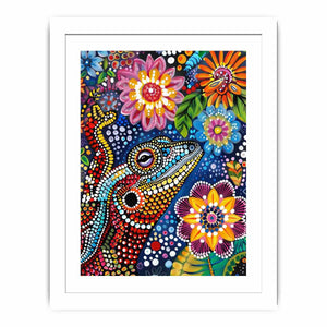 Lizard Streched canvas