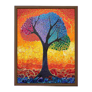 Colorful Tree Poster