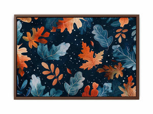 Winter Leaves Poster