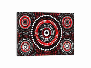 Red Dots Canvas Print