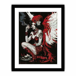 Falen Angel Art Print