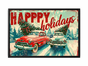 Happy Holidays Poster Painting
