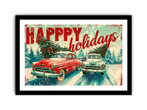 Happy Holidays Poster Art Print