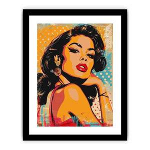Sexy Lady Art Print