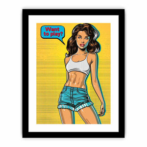 Want to Play Art Print