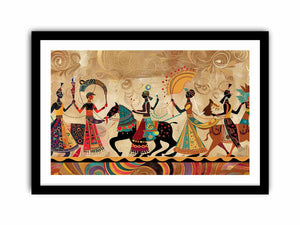 Indian Wedding Parade Art Print