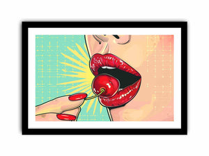 Beautiful Lips Art Print