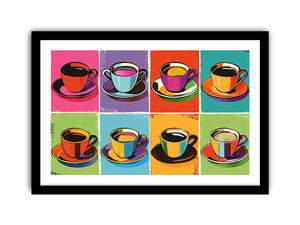 Coffee Cups Art Print