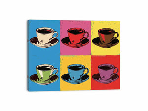 Coffee Cups Canvas Print