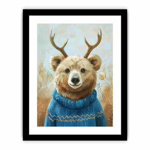 Cute Bear Art Print