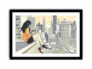 Roof Top Skyline Art Print