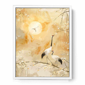 Cranes Framed Print
