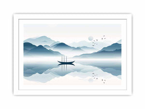 In the Lake Streched canvas