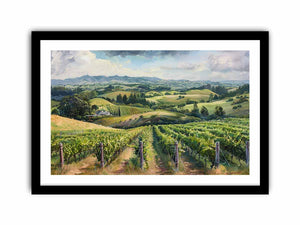 South Australia Vineyard Art Print