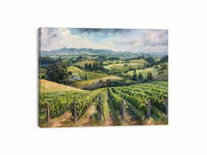 South Australia Vineyard Canvas Print