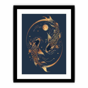 Lucky Koi Fish Art Print