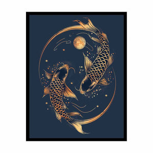Lucky Koi Fish Painting