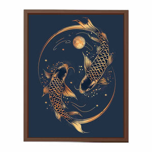Lucky Koi Fish Poster
