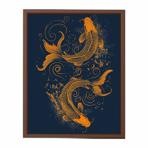 Lucky Koi Fish Poster