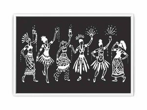 Dance in Africa Framed Print