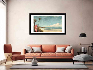 Beach Art Painting Art Print