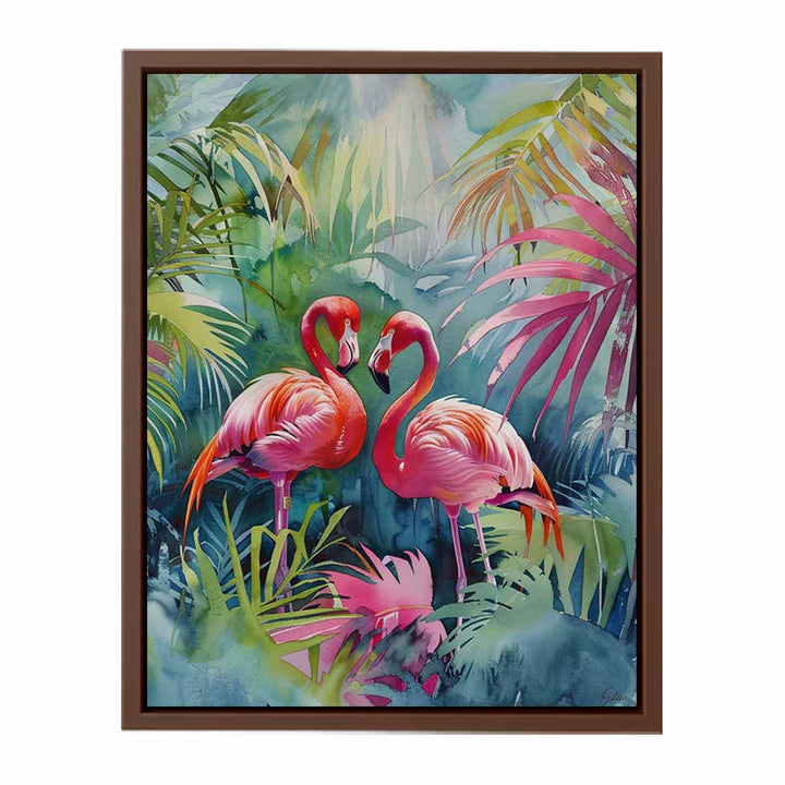 Flamingo Pair  Painting