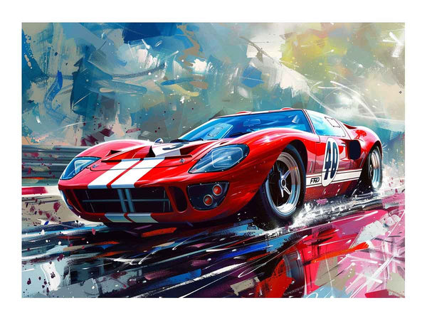 Ford GT 40 2006 Painting Art Print