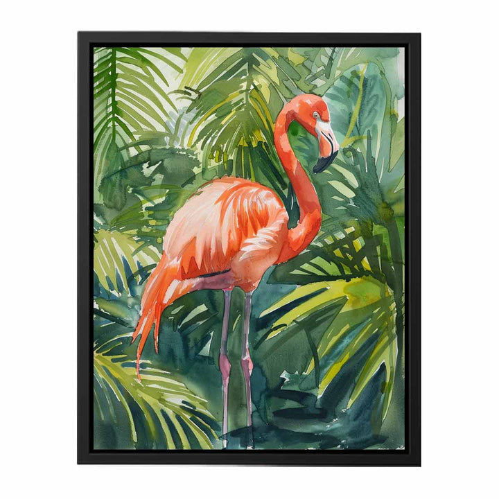 Flamingo canvas Print