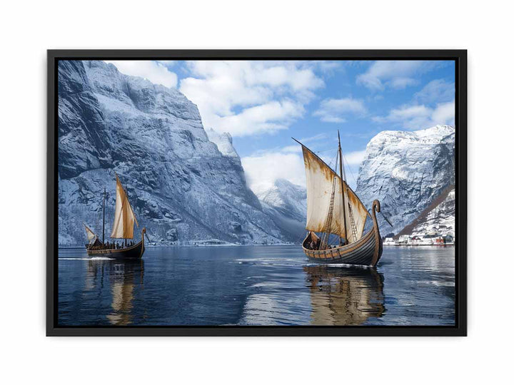 Viking Ship  canvas Print