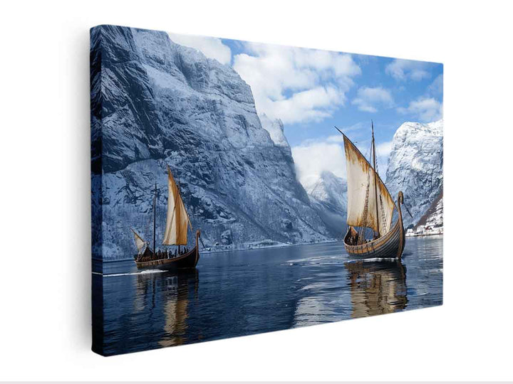 Viking Ship  canvas Print
