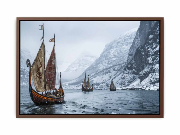 Viking Ship Painting