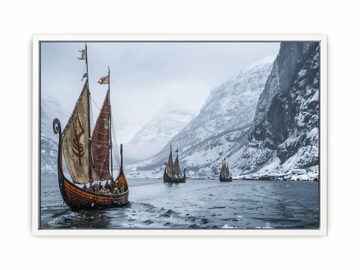 Viking Ship Painting