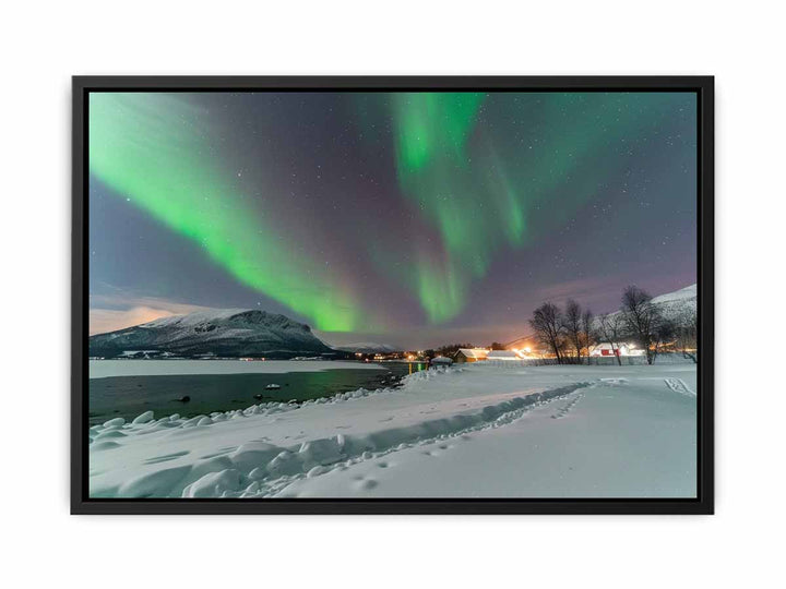 Northern Lights Painting canvas Print