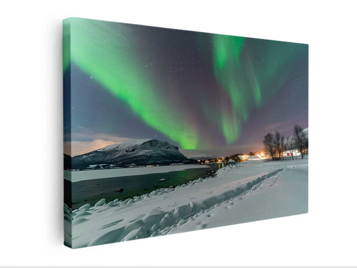 Northern Lights Painting canvas Print