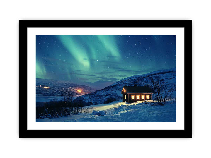 Northern Light framed Print