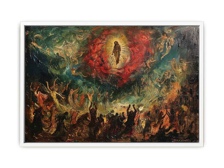 Christ In Hell Painting