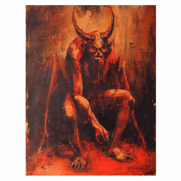 Devil Painting Art Print