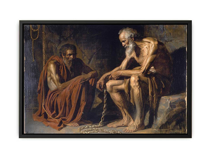 Mammon And His Slave  canvas Print
