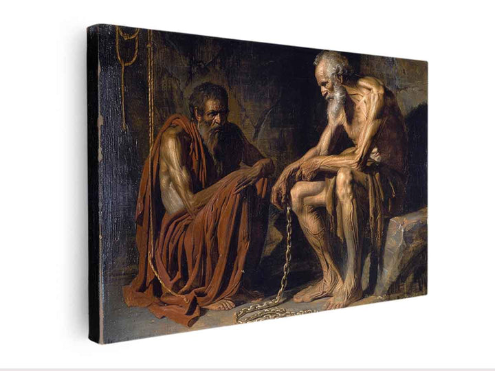 Mammon And His Slave  canvas Print