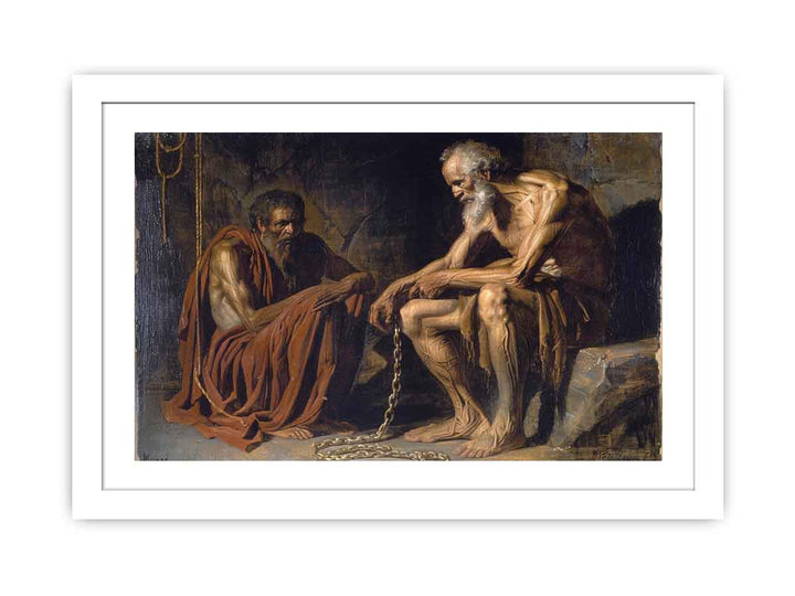 Mammon And His Slave framed Print