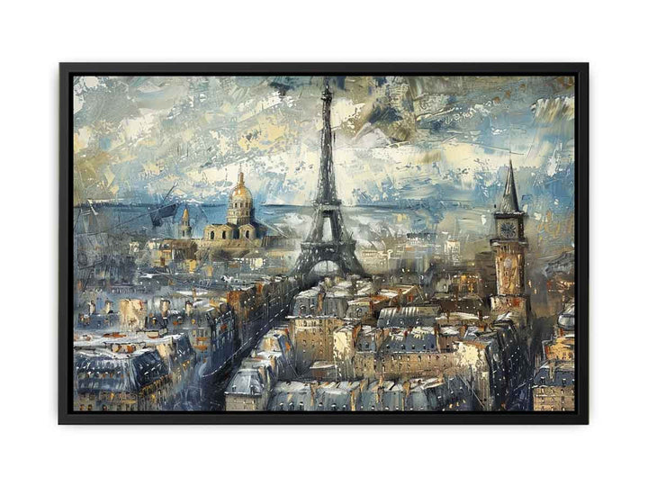 Paris Skyline canvas Print