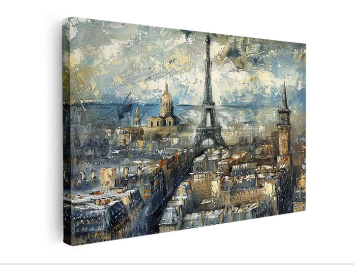 Paris Skyline canvas Print