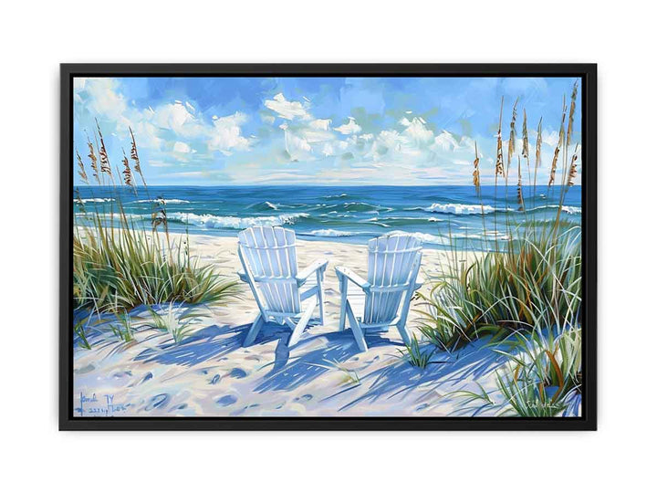 Serene Beach canvas Print