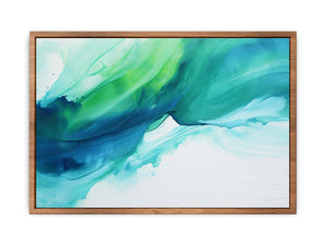Blue Green Abstract Art Painting