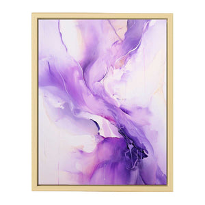 Purple Absract Painting Framed Print