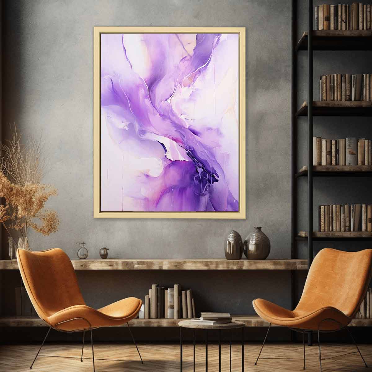 Purple Absract Painting