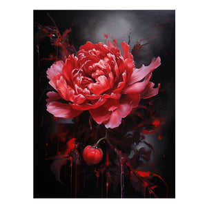 Red flower Painting